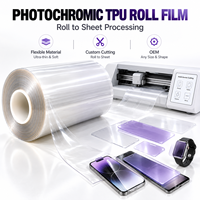 Film TPU Fotokromik Transparan yang Diaktifkan UV, Berubah Warna, Fleksibel, dan Dapat Dibalik