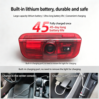 Nouvelles lumières de bienvenue LED en aluminium à chargement USB BRAD pour Volkswagen Shaven Golf-Retrofit, garantie 1 an, accessoires automobiles