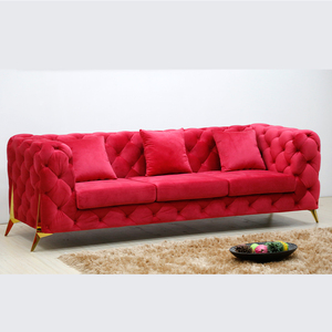 नाइट क्लब रेस्तरां के लिए आधुनिक लक्जरी वेल्वेट लाउंज सोफा रात क्लब रेस्तरां होटल कैंटीन ठोस लकड़ी ऊपर - Product Image 5