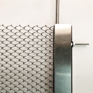 נירוסטה ארוג חוט שרשרת קישור סליל רשת עבור חיפוי קיר מפל - Product Image 3