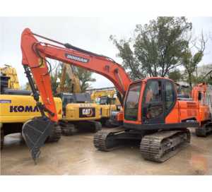 Doosan DX140 <span class=keywords><strong>14ton</strong></span> Excavadora sobre orugas mediana Cummins Motor de alta potencia de excavación Maquinaria de construcción original de Japón 1 año - Product Image 4