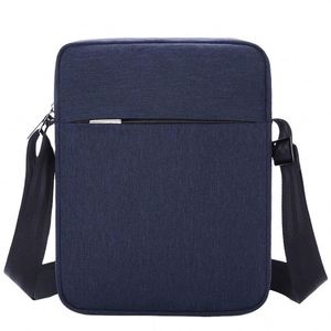Bolso Bandolera Pequeño con Logotipo Personalizado de Fábrica BSCI, Bolsos de Mensajero Casuales con Cremallera para Hombre, Bolsos Bandolera para Oficina - Product Image 1