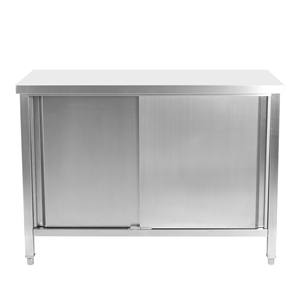 Banc de travail en acier inoxydable commercial robuste avec équipement de cuisine commerciale pour restaurant, hôtel, cuisine, maison - Product Image 2