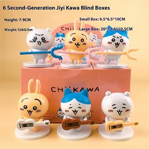 سلسلة كاملة من Jiikawa مصنوعة يدويًا لتمثال المشاهير عبر الحدود من Labubu ، مخزون العناصر الساخنة للشحن الفوري - Product Image 2