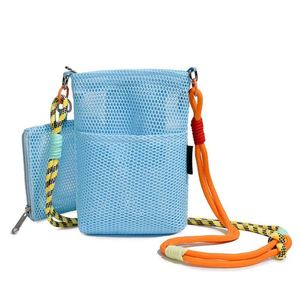 2026 <b>Summer</b> Fashionable Foldable Lightweight Mesh Zipper <b>Crossbody</b> <b>Bag</b> Super Popular for Outdoor Walking with Phone Storage - Product Image 2