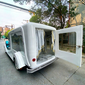 Hot Selling White Classic Electric Funeral Limousine Hearse Van <b>Coach</b> 4 Wheels ZOWN Brand - Product Image 1