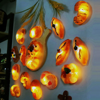 Lampe à pain Croissant à piles Atmosphère Lumière Ornement Cadeau créatif LED toast Veilleuse pour pâtisserie