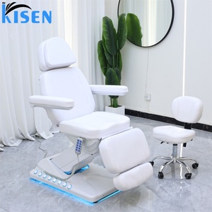 Kisen Hot Sale White Salon Furniture 3 Motors Modern Electric Lifting Esthetician Massage <b>Table</b> <b>Bed</b> Beauty Eye <b>Lash</b> <b>Bed</b> - Product Image 3