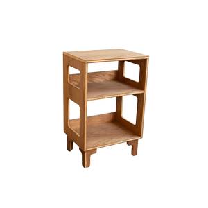 Présentoir de bureau moderne en bois massif Viny Support de support pour tourne-disque Porte-disque <span class=keywords><strong>vinyle</strong></span> en chêne blanc - Product Image 2