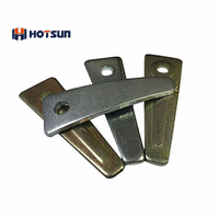 Carbon Steel Stub Pin and Wedge Pin 70mm Length Steel Formwork Wedge Pin Flat Tie Clips Receptacles for Concrete Formwork System