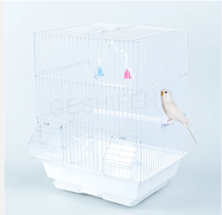 Cage à oiseaux de perroquet de perruche en métal de fer Offre Spéciale Cage à oiseaux de petite taille avec la taille de bonne qualité 30 22 38cm/4