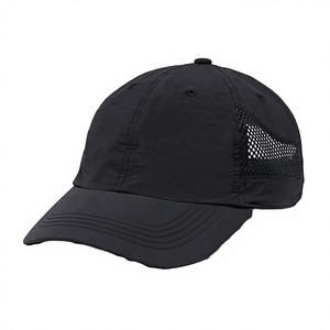 Spring/Summer Unisex Nylon Mesh Satin Breathable <b>Waterproof</b> Adjustable Striped Leopard Argyle Quick-drying 6-Panel Baseball <b>Cap</b> - Product Image 3