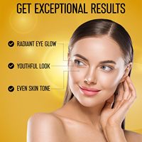 Patchs pour les yeux au collagène en or 24 carats pour les cernes Yeux gonflés Rides-Coussinets de gel hydratants pour tous les types de peau