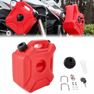 Réservoir de carburant ATV 5L 1.3 gallon bidon de gaz avec support de verrouillage réservoir de carburant de secours pour ATV <span class=keywords><strong>moto</strong></span> la plupart des voitures - Product Image 5