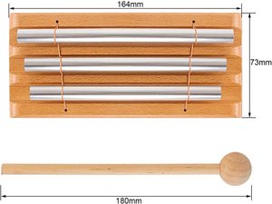 3-Note Wooden <b>Guitar</b> for Kids Percussion <b>Toy</b> with Flute Design Durable Educational Musical Instrument Customized Size - Product Image 5