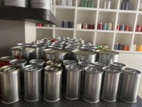 Op maat gemaakte metalen blikken voor het vullen en afsluiten van lijnen met deksel en bodem, op maat bedrukt voor tonijnblikken en visconservenverpakkingen