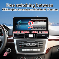 Pantalla Táctil de Navegación con Auto Carplay LELV Qualcomm 680 1920*720 para Benz Gl Ml 350 450 550 W166 X166 Gps Bt Radio Multimedia para Auto