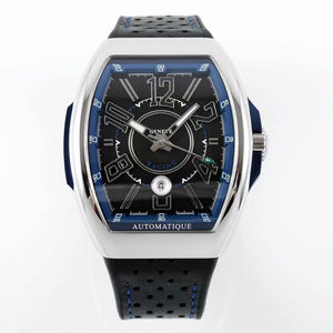 นาฬิกาข้อมือผู้ชาย ABF Luxury ระบบจักรกล คุณภาพสูงสุด สายยางนุ่มระบายอากาศได้ดี ปรับขนาดได้ ตัวล็อคแบบสแตนเลสสตีล - Product Image 6