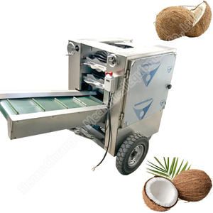 Coco Coir Pot Press Machine Movable Coconut Dehusking Machine China Large Coconuts Defibering Machine - Product Image 6
