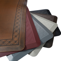 Tapis de sol PU pour bureau et cuisine, personnalisé, pratique, anti-poussière, anti-éclaboussures, antidérapant, anti-fatigue, rembourré, adapté aux animaux domestiques