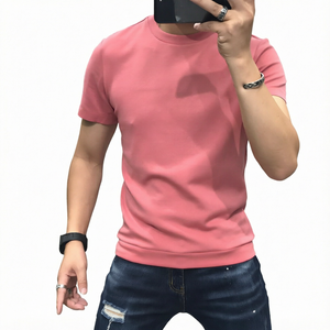 เสื้อยืดผ้าฝ้ายเมอร์เซอไรซ์คุณภาพสูงสำหรับฤดูร้อน ทรงปกติสำหรับผู้ชาย ยี่ห้อ Pedrera คุณภาพดีที่สุด - Product Image 1