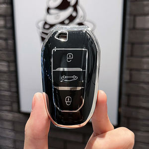 Dongfeng <span class=keywords><strong>Peugeot</strong></span> Set chiave 308 4008/408/508 <span class=keywords><strong>Logo</strong></span> 3008/5008/e2008 portachiavi a conchiglia con fibbia per auto - Product Image 2