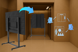 M-Shine TV LED Wireless 4K Ultra-Sottile Pieghevole All-in-One per Negozi, Centri Commerciali, Retail, Istruzione e Animazione - Product Image 3