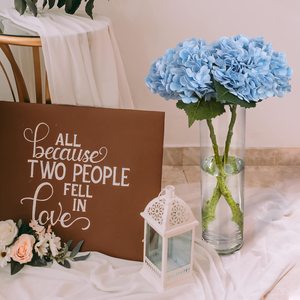 卸売トールホームシリンダー現代北欧の結婚式の装飾クリアフラワーガラス花瓶 - Product Image 3