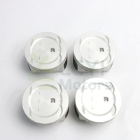 Pièces de moteur, piston avec anneau, KIA G4KE Sonata V NF 2.4L Wide Edge 2341025201 2341025211 2341025210 4 pièces 88MM