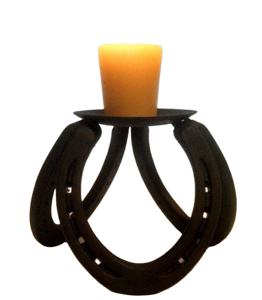 Bougeoirs forgés en fer forgé pour chaussures, 2 pièces - Product Image 1