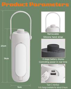 Foldable Portable Camping Lantern <b>Rechargeable</b> <b>LED</b> <b>Light</b> 10000mAh Power Bank Waterproof Emergency Flashlight Outdoor - Product Image 3