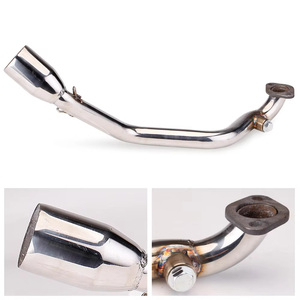 Tubo de Escape de Alto Rendimiento para Scooter Sym Kymco <span class=keywords><strong>125</strong></span> Racing S <span class=keywords><strong>125</strong></span>, Escape para Scooter 125cc 150cc, Escape para Motor 152qmi 157qmj - Product Image 4
