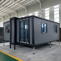 Casa Contenedor Portátil Prefabricada de Acero, Expandible, Modular, de 20 Pies, para Viviendas Pequeñas, Suministro del Fabricante