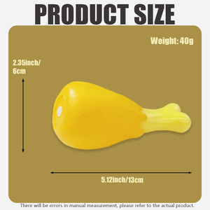 Fabrika Satışı, Toptan Sevimli Tavuk Butu Köpek Çiğneme Oyuncağı, Eğlenceli Tavuk Butu İnteraktif Sıkıntı Giderici Sesli Oyuncak - Product Image 2