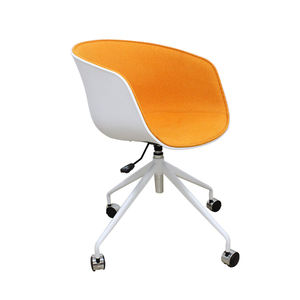 Silla de barra de metal con base cromada ajustable para uso doméstico y salón de belleza Silla de salón de ordenador para Barbero y taburete de manicura - Product Image 1