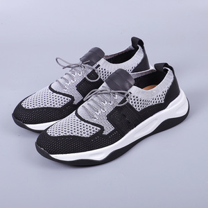 Chaussures décontractées sportives en maille pour hommes, bout rond, à lacets, respirantes, légères, semelle intermédiaire en EVA, semelle extérieure en caoutchouc - Product Image 4