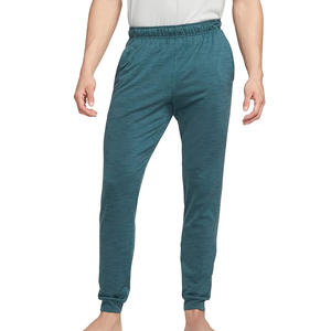 Pantalon de fitness pour homme à taille élastique et ajustement compressif, soutien musculaire, construction sans couture, respirant, séchage rapide, haute intensité - Product Image 1