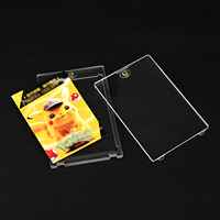 Support de Présentation pour Cartes Sportives 35PT avec Protection UV, Étui Magnétique One-Touch pour Cartes de Collection