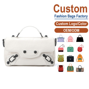 Sac à main Lecity en cuir de vachette pleine fleur NANO pour femme, style motard tendance, sac bandoulière polyvalent en cuir - Product Image 1