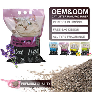 Venta al por mayor de gránulos de <span class=keywords><strong>1</strong></span>-3mm, desodorante, arena para gatos de bentonita triturada no pegajosa - Product Image 4
