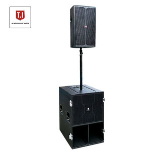 Système de sonorisation Line Array <span class=keywords><strong>passif</strong></span> bidirectionnel avec un seul haut-parleur de médium-grave de 10 pouces et un caisson de basses de 18 pouces <span class=keywords><strong>pour</strong></span> les mariages et les fêtes - Product Image 2