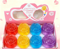 Mainan Fidget Sensorik Bunga Mawar Lembut, Dapat Diremas, Pereda Kecemasan, Dekorasi Meja, Kawaii, Lembut, Lambat Mengembang, Hadiah Seru, Kotak Kejutan Anak