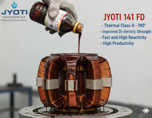 Résine isolante électrique Jyoti 141 FD Classe H 180 ° Vernis Réactif Rapide C pour Applications Moteurs et Transformateurs - Product Image 3
