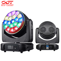 Luz de Cabeza Móvil 19x40W B-EYE Wash Beam con DMX, RDM, Pantalla Táctil, Control de Píxel Único y Sistema de Color CTO para Bodas, Fiestas y Eventos