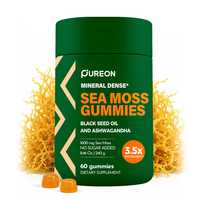 Gummies de mousse de mer Pureon, directement de l'usine, marque privée, avec huile de nigelle pour l'équilibre métabolique, complément alimentaire à base de plantes