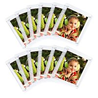 Cadre photo en acrylique léger au design moderne personnalisé, petit cadre photo magnétique pour réfrigérateur