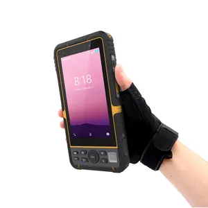 HUGEROCK T60L Dual Sim Displayport 500nit Wireless Rfid Scanner di codici a barre 2d nfc reader android rugged pda industriale palmare
