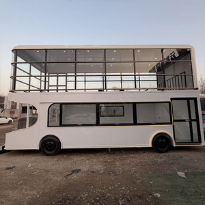 Nuevo Carro de Comida de Doble Capa, Remolque de Comida Móvil para Restaurante, Camión de Helados y Perritos Calientes, Remolque de Comida, Barra de Cerveza Móvil de Lujo en Venta - Product Image 2