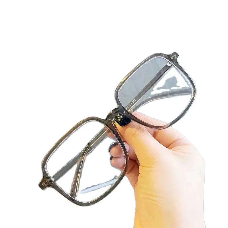 Shuoyang Factory – monture de lunettes à monture carrée, clou de riz créatif noir mince pouvant être assorti avec des lunettes myopes