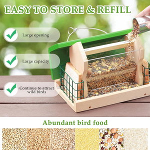 WDF nouvelle tendance vente chaude Mangeoire Pour Les Oiseaux oiseau Pigeon perroquet mangeoires en plein air mangeoires pour oiseaux - Product Image 3
